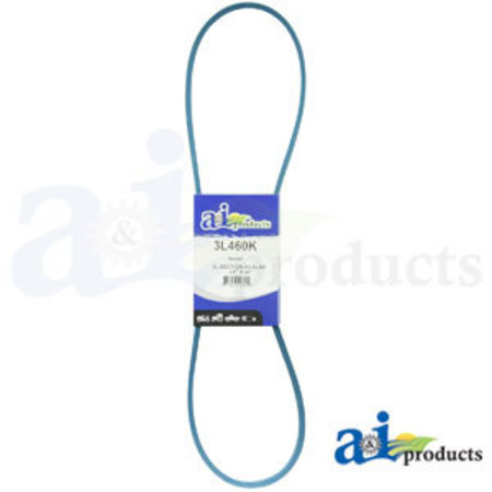 A & I PRODUCTS Aramid Blue V-Belt (3/8" X 46" ) 10" x0.5" x0.5" A-3L460K